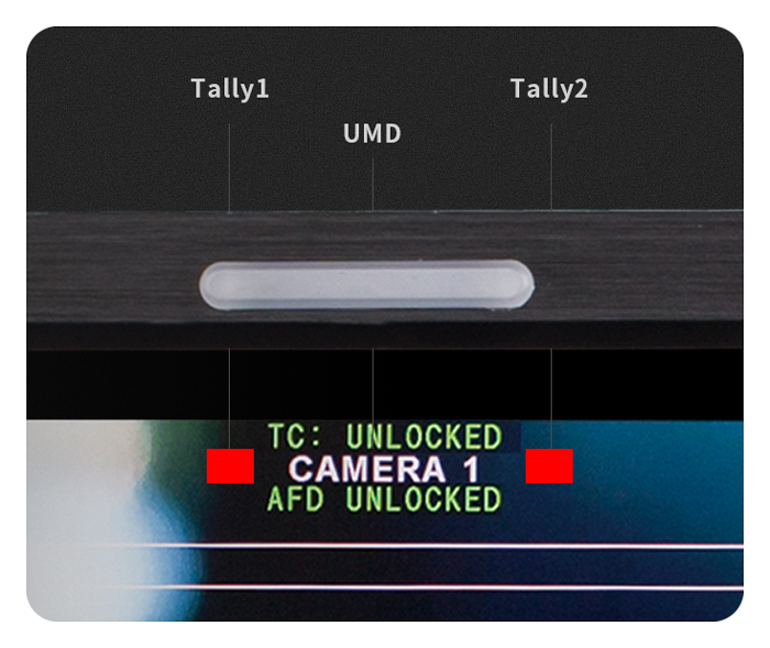 SWIT M-1093F Dual 9-inch FHD Waveform Rack LCD Monitor